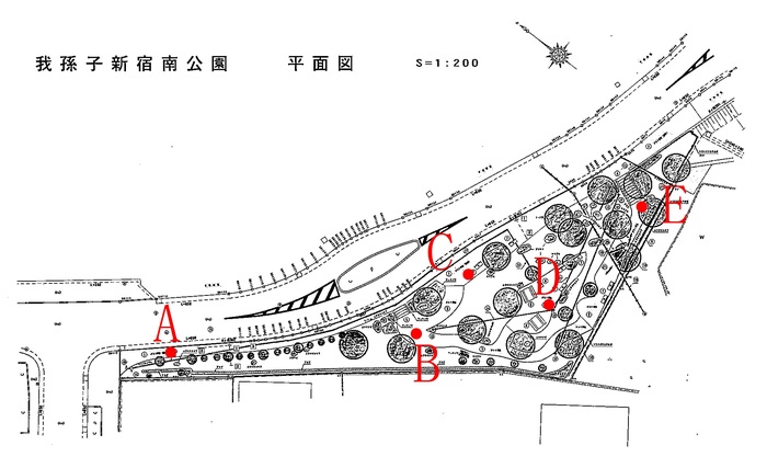 我孫子新宿南公園測定地点