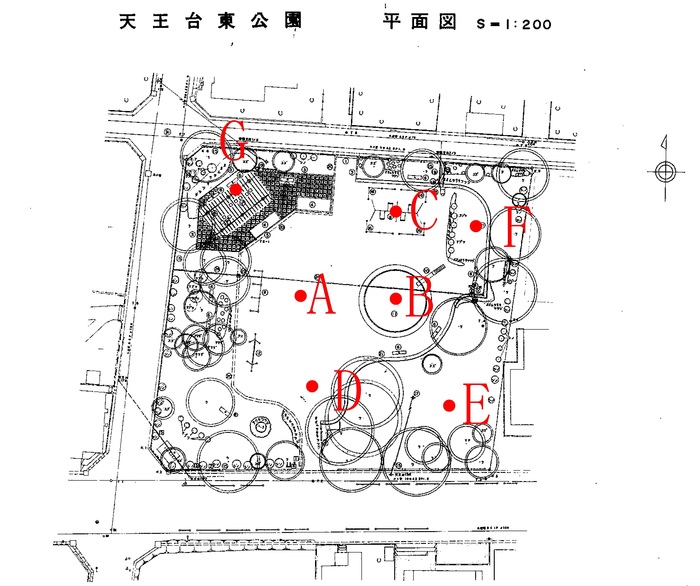 天王台東公園測定地点