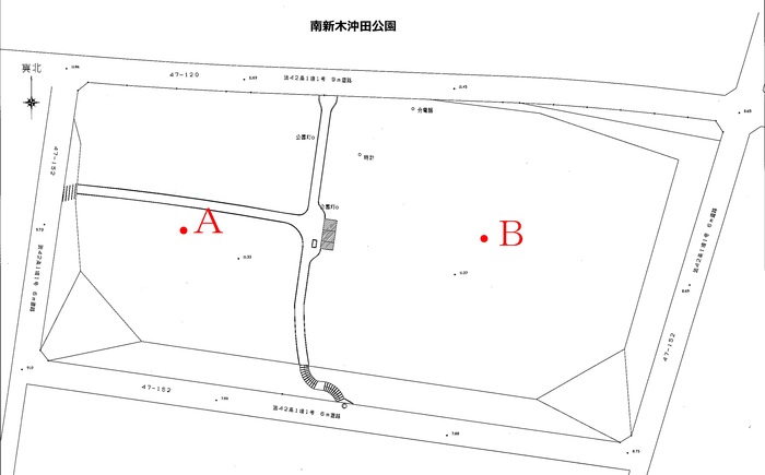 南新木沖田公園測定地点