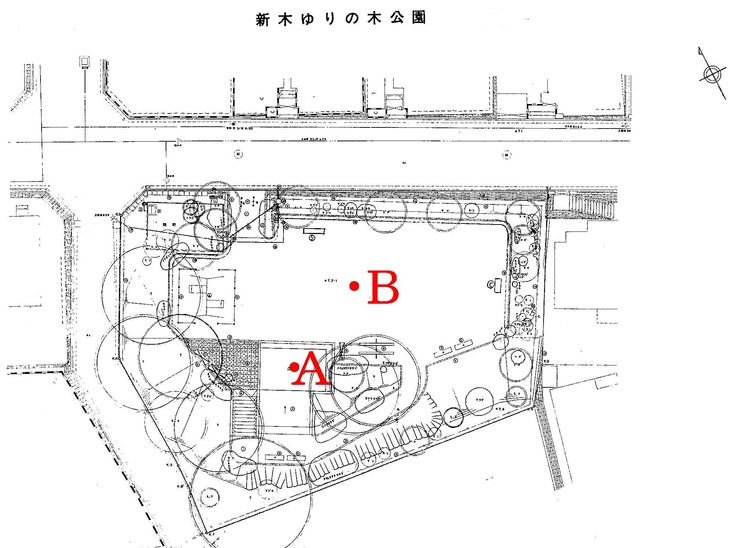 新木ゆりの木公園測定地点