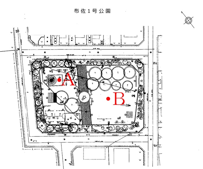 布佐1号公園測定地点