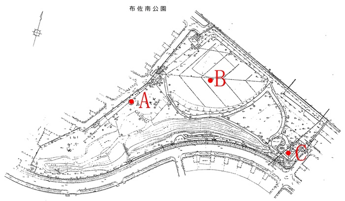 布佐南公園測定地点