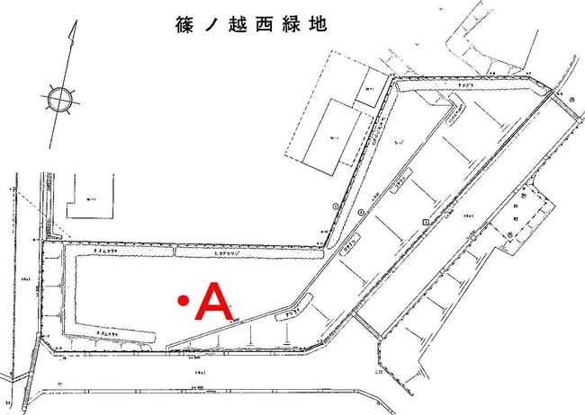 篠ノ越西緑地測定地点