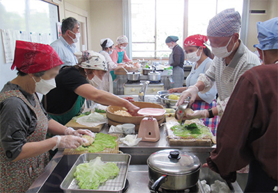 料理教室の様子
