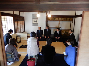 お茶会のようす