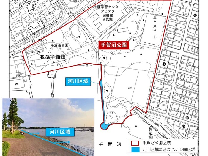 手賀沼公園図面