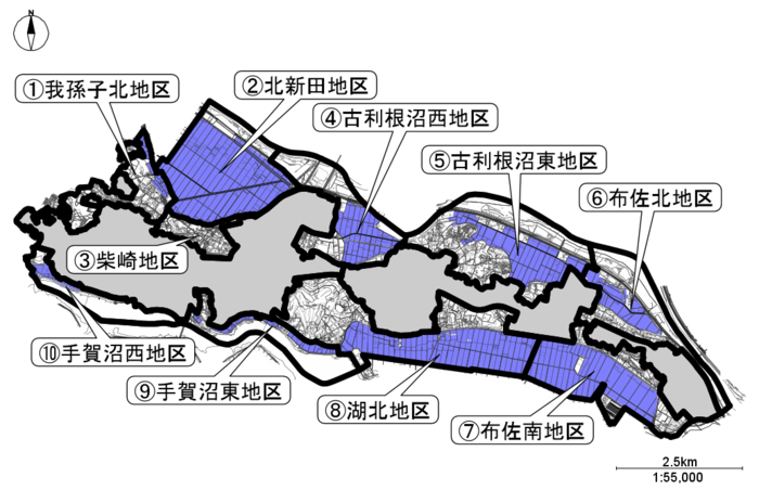 地区割り図