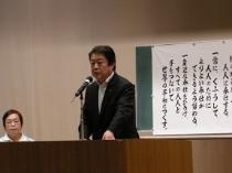 千葉県我孫子赤十字地域奉仕団西武ブロック「赤十字の集い」で挨拶2