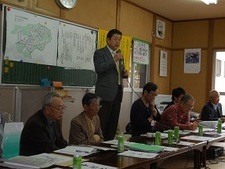 みどり台自治会定期総会で挨拶1