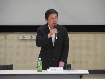 千葉県我孫子・湖北特別支援学校講演会総会で挨拶2