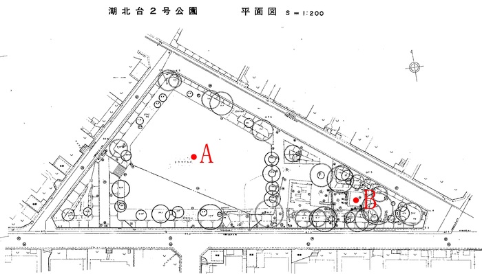 湖北台2号公園測定地点