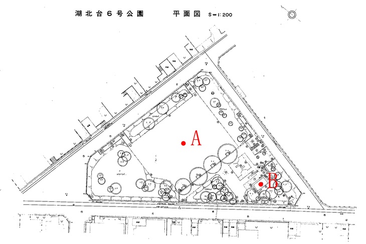 湖北台6号公園測定地点