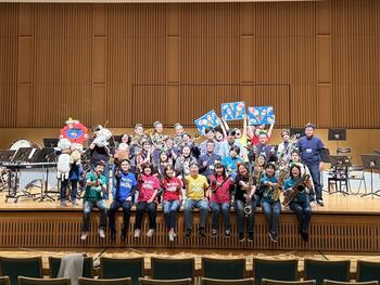 吹奏楽演奏会の写真