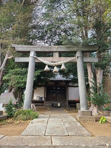 湖北台八幡神社の鳥居