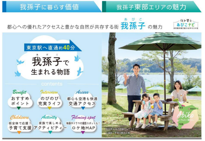 東京駅へ直通約40分 我孫子で生まれる物語