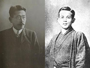 杉村楚人冠と石川啄木の写真
