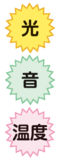 光・音・温度