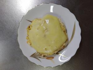とろ～りチーズのハンバーグの写真