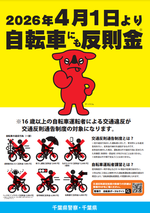 自転車にも反則金