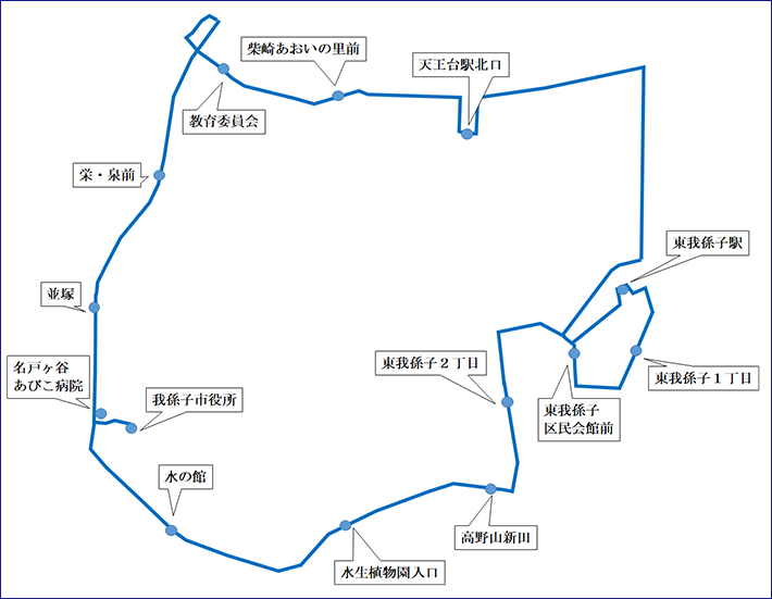 アイバス路線図