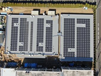 太陽光発電設備（令和7年2月撮影