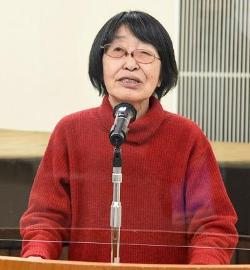 2020年12月5日開催我孫子市男女共同参画社会づくり講演会講師の山上千恵子さん2